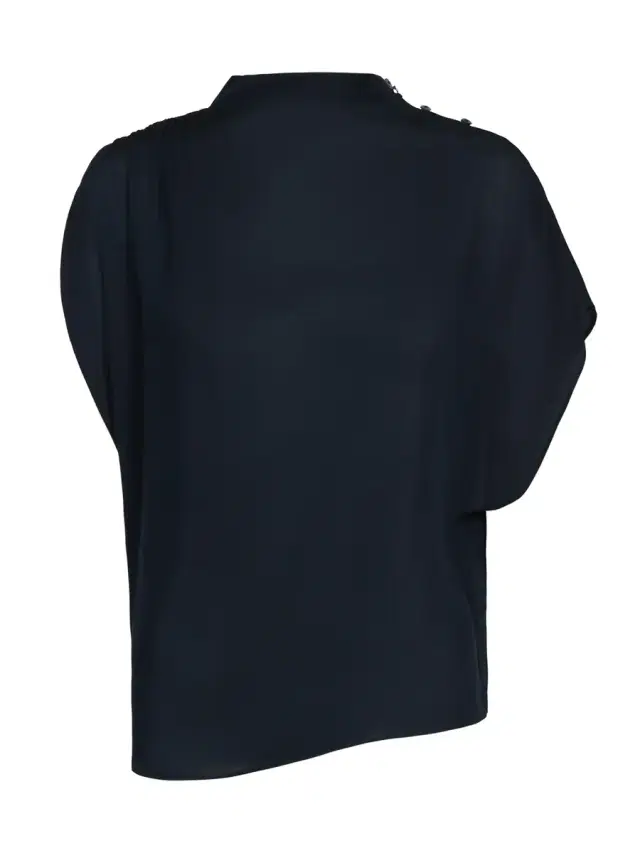 Wish You Would Blouse in Silk Georgette