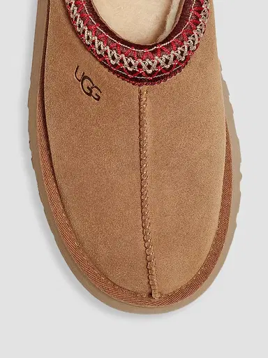 UGG Women's Tazz Suede Platform Slippers - Chestnut - Size 5 | Thumbnail 4 UGG Women's Tazz Suede Platform Slippers - Chestnut - Size 5 | Thumbnail 4