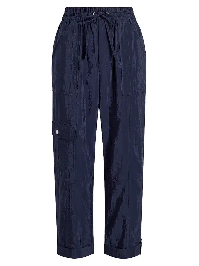 Women's Marlease Crop Drawstring Pants - Navy