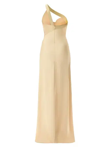 Hervé Léger Women's The Fiora Metallic Satin Gown | Thumbnail 2
