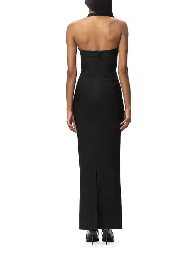 Hervé Léger Women's The Reina Bandage Halter Gown | Thumbnail 4 Hervé Léger Women's The Reina Bandage Halter Gown | Thumbnail 4