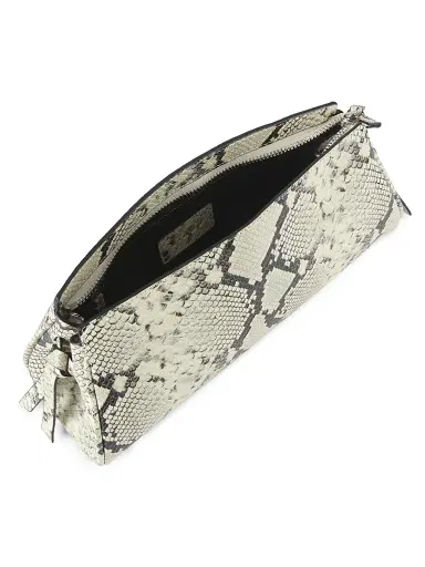 Staud Women's Maude Leather Convertible Clutch - White Snake | Thumbnail 5