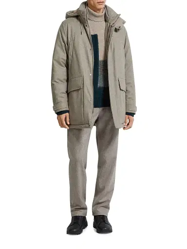 Zegna Men's Wool and Cashmere Roccia Pants | Thumbnail 6