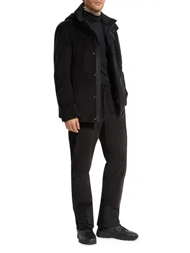 Zegna Men's Cashco Ski Jacket - Black - Size 46 | Thumbnail 5 Zegna Men's Cashco Ski Jacket - Black - Size 46 | Thumbnail 5