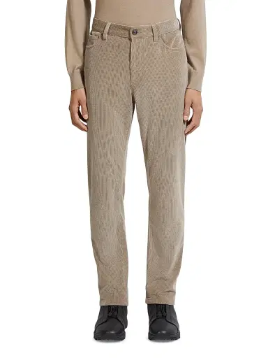 Zegna Men's Cashco Roccia Jeans - Light Taupe - Size 38 | Thumbnail 2 Zegna Men's Cashco Roccia Jeans - Light Taupe - Size 38 | Thumbnail 2