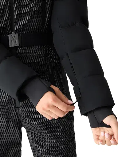 Mackage Women's Lorelle Smocked Technical Ski Suit - Black - Size XL | Thumbnail 6