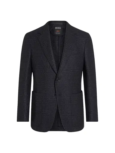 ZEGNA Men's Oasi Cashmere Jacket - Black | Thumbnail 2 ZEGNA Men's Oasi Cashmere Jacket - Black | Thumbnail 2