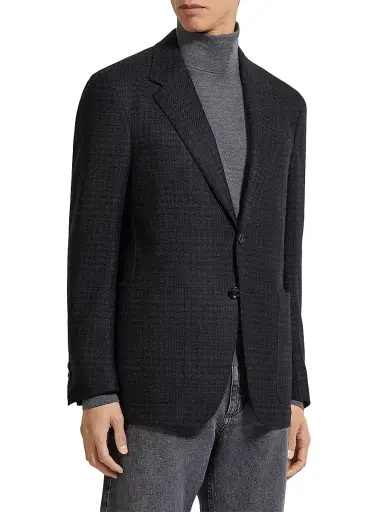 ZEGNA Men's Oasi Cashmere Jacket - Black | Thumbnail 3 ZEGNA Men's Oasi Cashmere Jacket - Black | Thumbnail 3