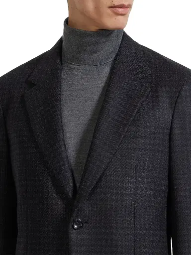 ZEGNA Men's Oasi Cashmere Jacket - Black | Thumbnail 5 ZEGNA Men's Oasi Cashmere Jacket - Black | Thumbnail 5