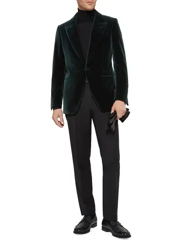 Zegna Men's Wool and Mohair Pants - Black - Size 46 | Thumbnail 6 Zegna Men's Wool and Mohair Pants - Black - Size 46 | Thumbnail 6