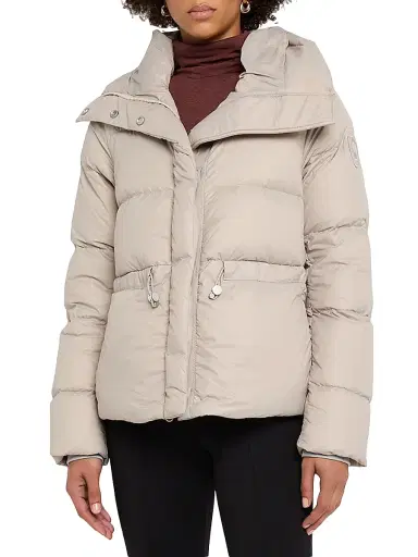 Canada Goose Women's Montgomery Puffer Jacket - Limestone - Size Small | Thumbnail 3