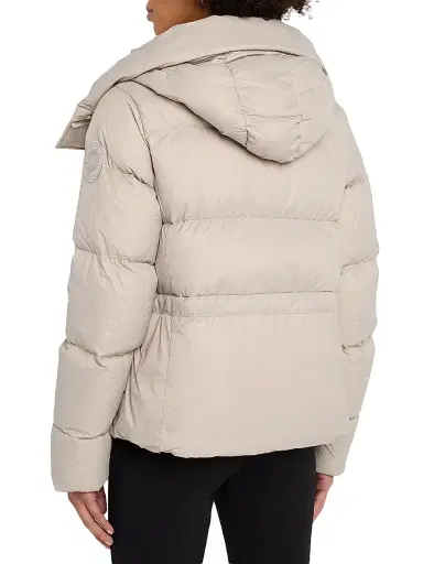Canada Goose Women's Montgomery Puffer Jacket - Limestone - Size Small | Thumbnail 4