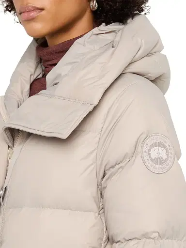 Canada Goose Women's Montgomery Puffer Jacket - Limestone - Size Small | Thumbnail 5