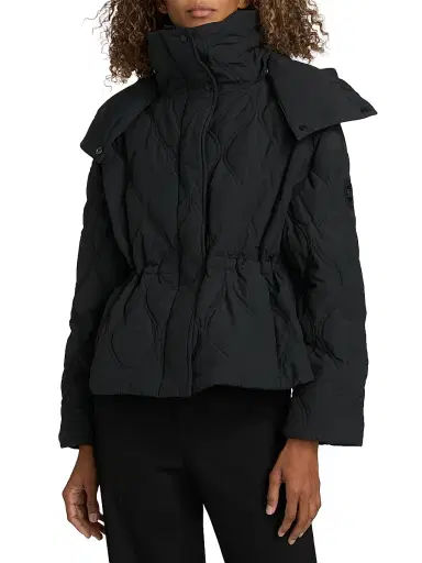 Canada Goose Women's Alessia Quilted Puffer Jacket - Black Noir - Size XL | Thumbnail 2 Canada Goose Women's Alessia Quilted Puffer Jacket - Black Noir - Size XL | Thumbnail 2
