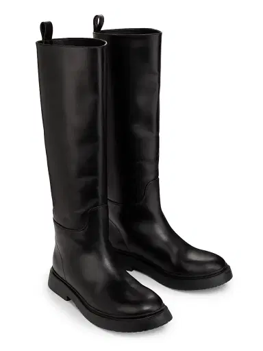 Proenza Schouler Women's Bank Lug-Sole Riding Boots - Black - Size 11 | Thumbnail 2
