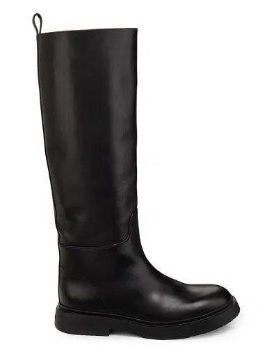 Proenza Schouler Women's Bank Lug-Sole Riding Boots - Black - Size 11 | Thumbnail 1