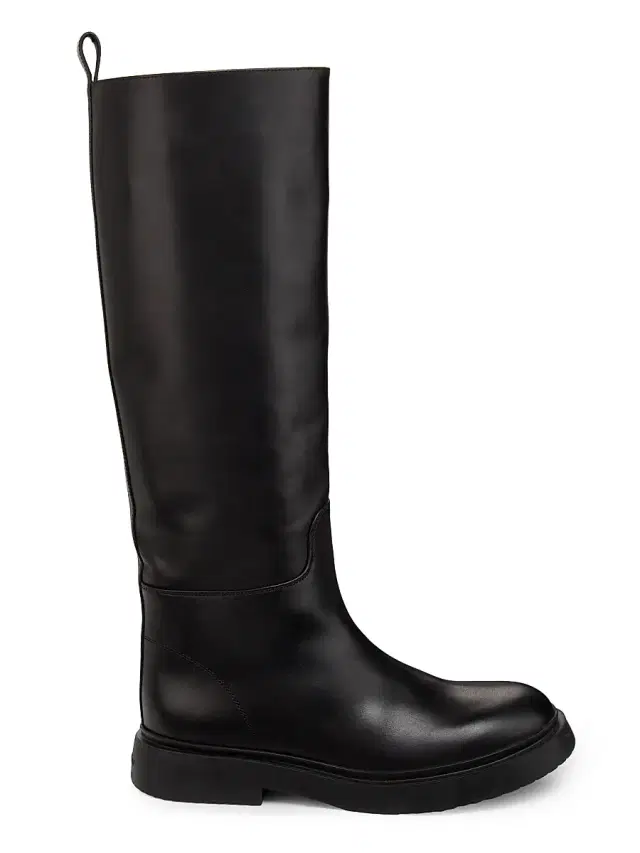 Proenza Schouler Women's Bank Lug-Sole Riding Boots - Black
