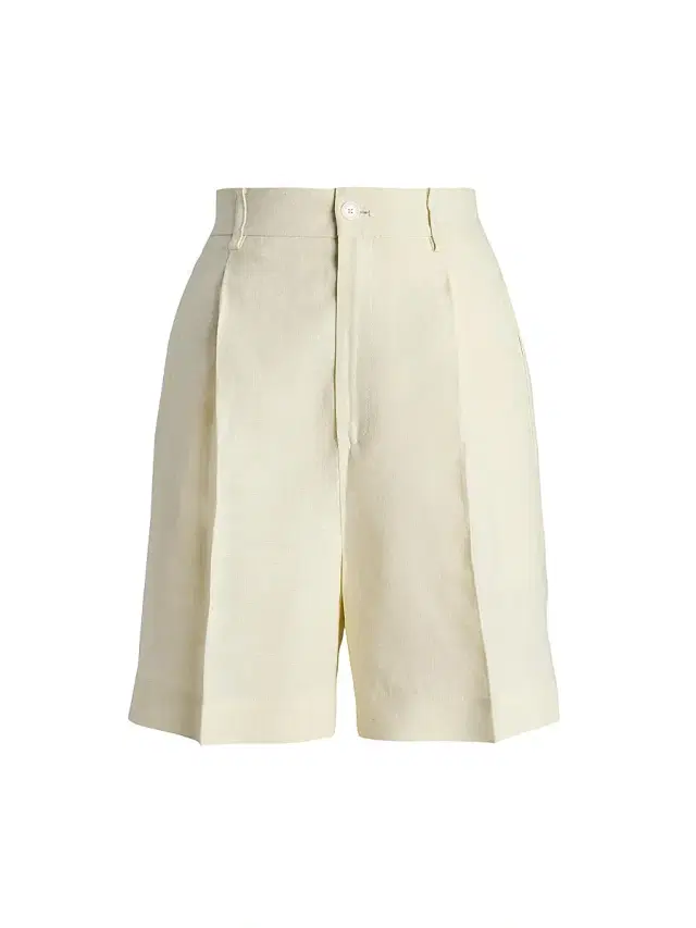 Women's Tracy Linen Pleated Shorts - Lux Cream