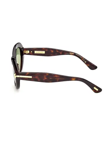Tom Ford Women's Icon 55MM Oval Sunglasses - Brown Green | Thumbnail 3 Tom Ford Women's Icon 55MM Oval Sunglasses - Brown Green | Thumbnail 3