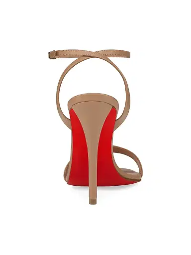 Christian Louboutin Women's Miss Z 100MM Leather Sandals - Tan - Size 12 | Thumbnail 3 Christian Louboutin Women's Miss Z 100MM Leather Sandals - Tan - Size 12 | Thumbnail 3