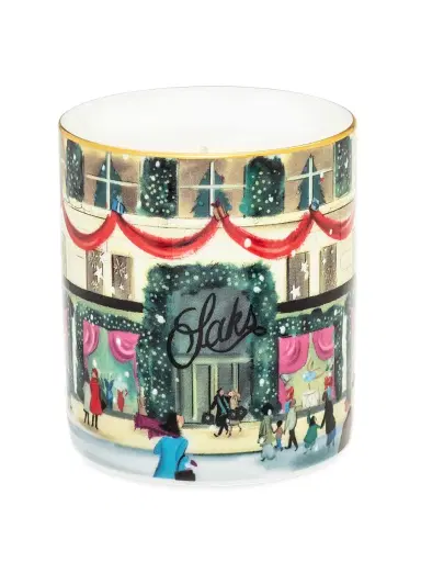 Halcyon Days Saks Fifth Avenue Holiday Shopping Candle | Thumbnail 1