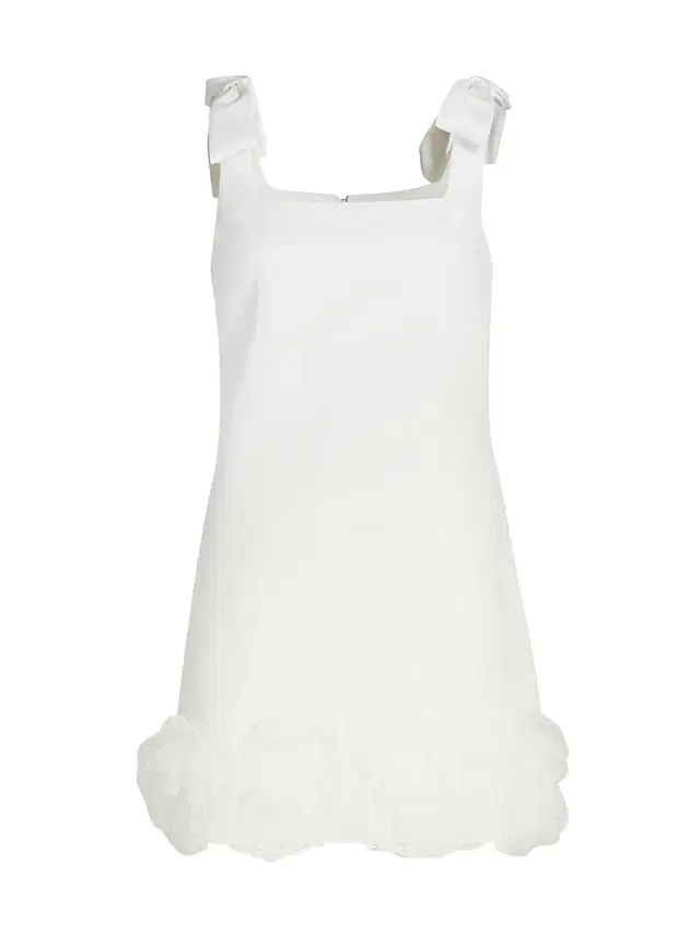 Self-Portrait Women's Crêpe 3D Flower Minidress - White