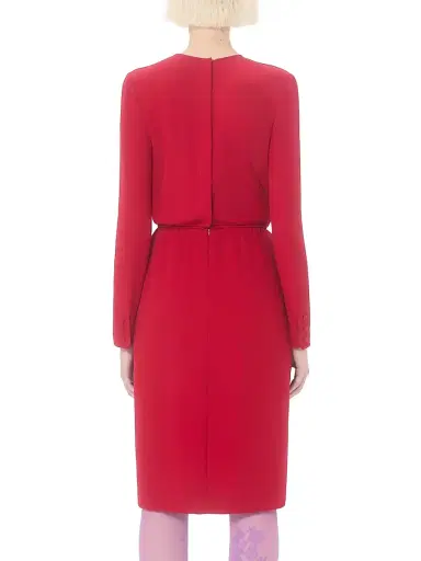 Valentino Garavani Women's Embroidered Cady Couture Midi Dress | Thumbnail 4