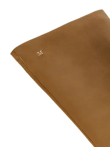 Max Mara Women's Long Nappa Leather Gloves - Tobacco - Size 7.5 | Thumbnail 4