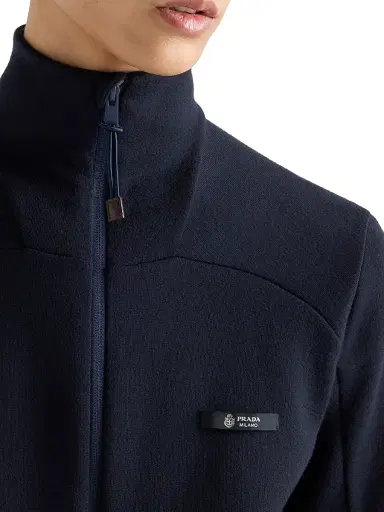 Prada Men's Cashmere Cardigan - Blue - Size 44 | Thumbnail 4 Prada Men's Cashmere Cardigan - Blue - Size 44 | Thumbnail 4