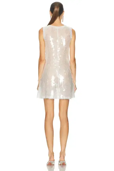 Norma Kamali Sleeveless Swing Mini Dress | Thumbnail 3