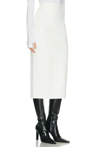 Norma Kamali Straight Midcalf Skirt | Thumbnail 2 Norma Kamali Straight Midcalf Skirt | Thumbnail 2