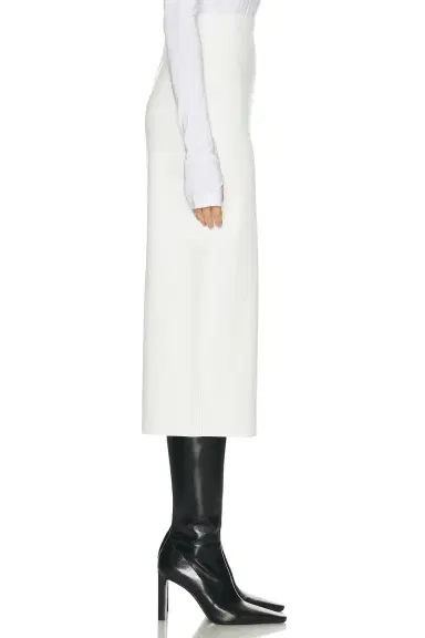 Norma Kamali Straight Midcalf Skirt | Thumbnail 3 Norma Kamali Straight Midcalf Skirt | Thumbnail 3