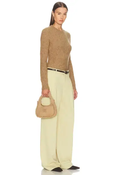 Miu Miu Wander Camoscio Shearling Bag | Thumbnail 2