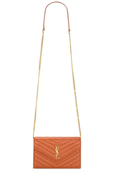 Saint Laurent Envelope Wallet On Chain Bag | Thumbnail 1 Saint Laurent Envelope Wallet On Chain Bag | Thumbnail 1