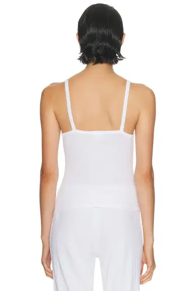 DONNI. The Pointelle Square Neck Tank Top | Thumbnail 3