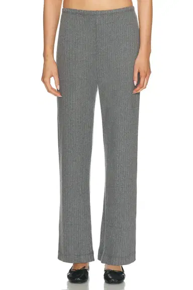 DONNI. The Sweater Rib Simple Pant | Thumbnail 1 DONNI. The Sweater Rib Simple Pant | Thumbnail 1