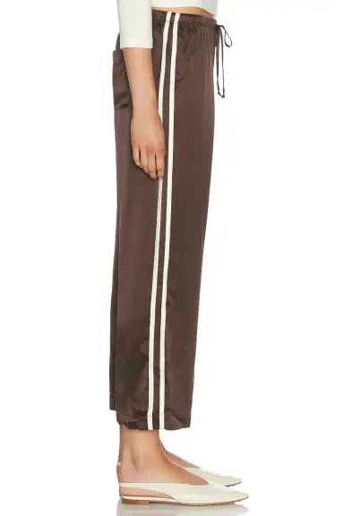 DONNI. The Silk Stripe Crop Pant | Thumbnail 4