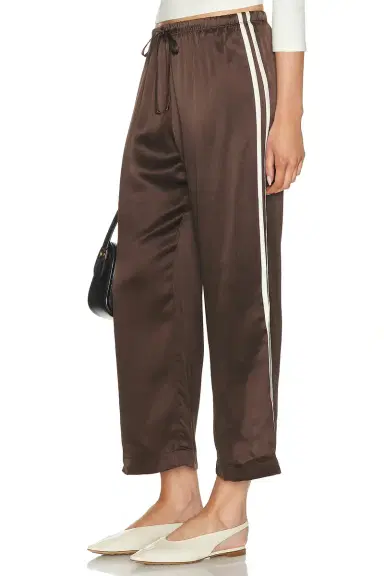 DONNI. The Silk Stripe Crop Pant | Thumbnail 1