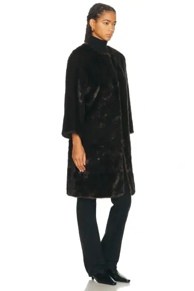 Loulou de Saison Faux Moore Coat | Thumbnail 2