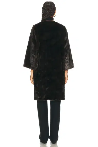 Loulou de Saison Faux Moore Coat | Thumbnail 3