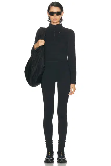 Nike Slim Long Sleeve Cozy Fleece 1/2 Zip Top | Thumbnail 4
