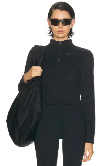 Nike Slim Long Sleeve Cozy Fleece 1/2 Zip Top | Thumbnail 1