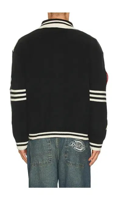 Found Varsity Patch Collared Cardigan | Thumbnail 2