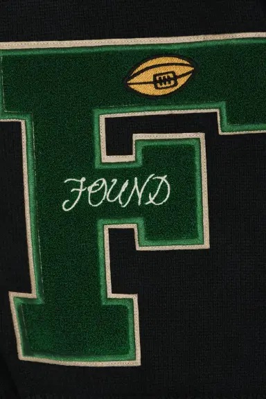 Found Varsity Patch Collared Cardigan | Thumbnail 7
