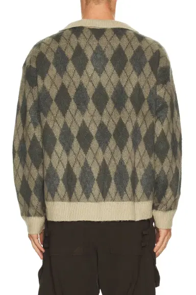Found Wool Blend Argyle Sweater | Thumbnail 4