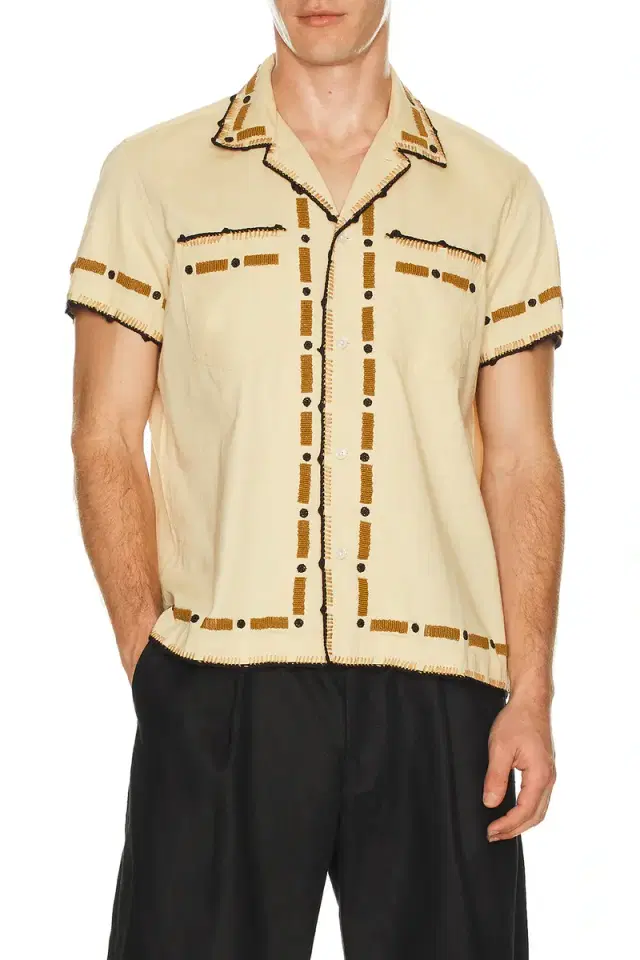 Beaded Ryegrass Short Sleeve Shirt