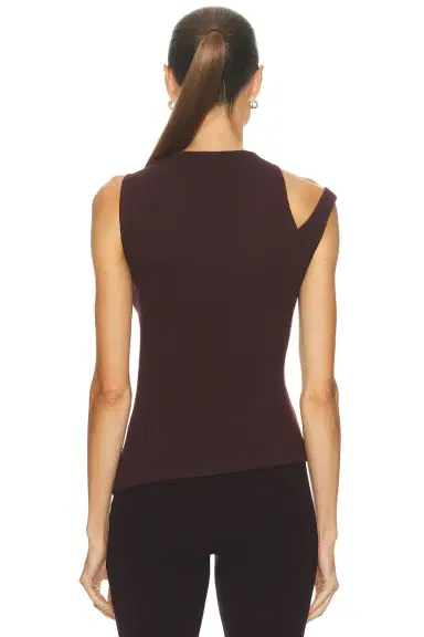 Courreges Transverse 90's Ribbed Top | Thumbnail 4