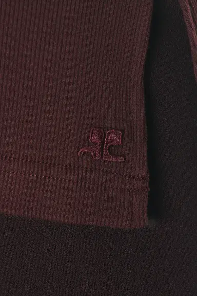Courreges Transverse 90's Ribbed Top | Thumbnail 6