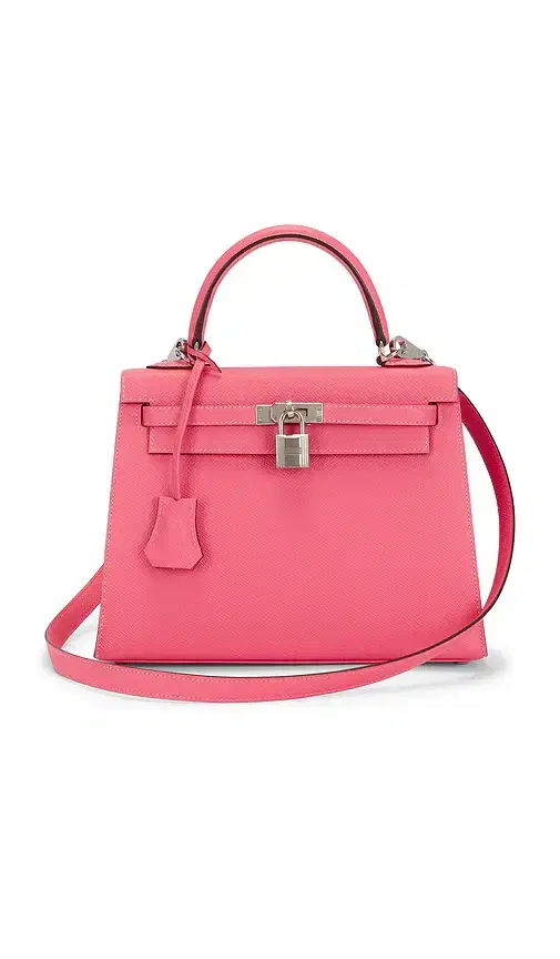 FWRD Renew Hermes Epsom Kelly 25 Sellier Handbag