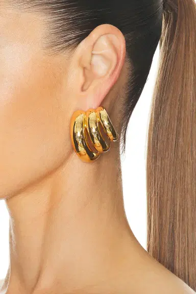 éliou Tripla Hoop Earrings | Thumbnail 2